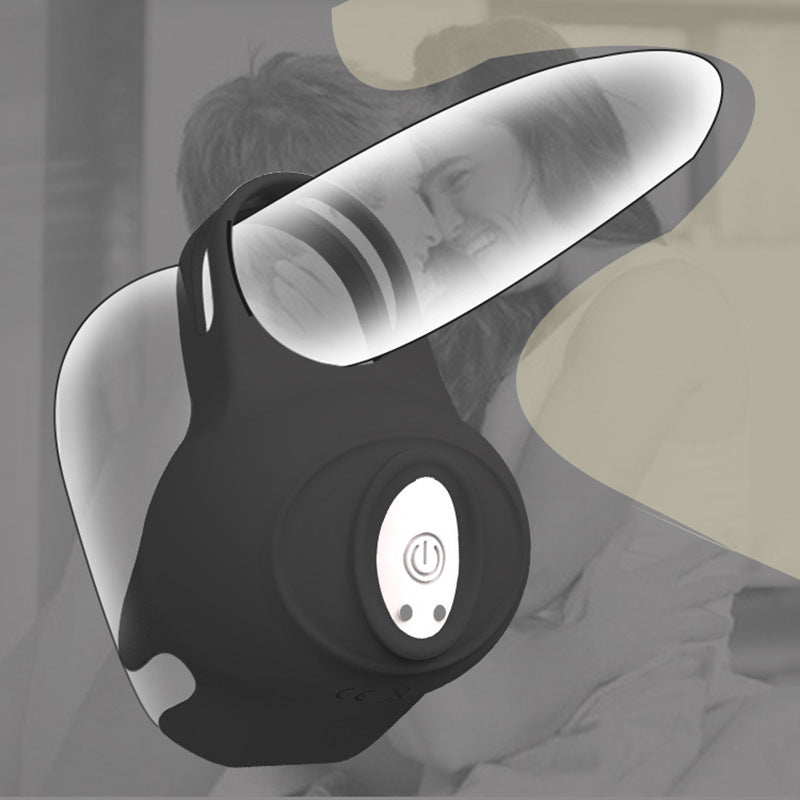 New Male Locking Sperm Double Ring Co-Vibration Device Multi-Frequency Remote Masturbation Forging Penis Lasting Prostate