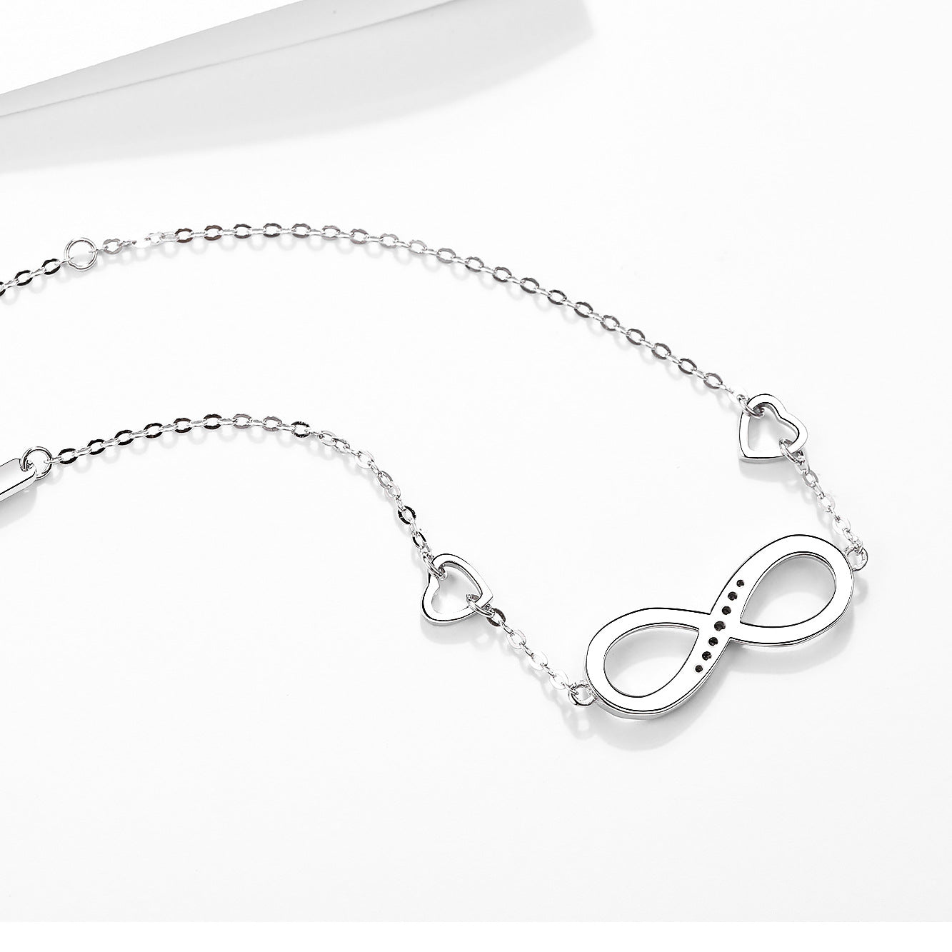 S925 Sterling Silver 8 Character Bracelet Fashion Jewelry Letter Jewelry for Women