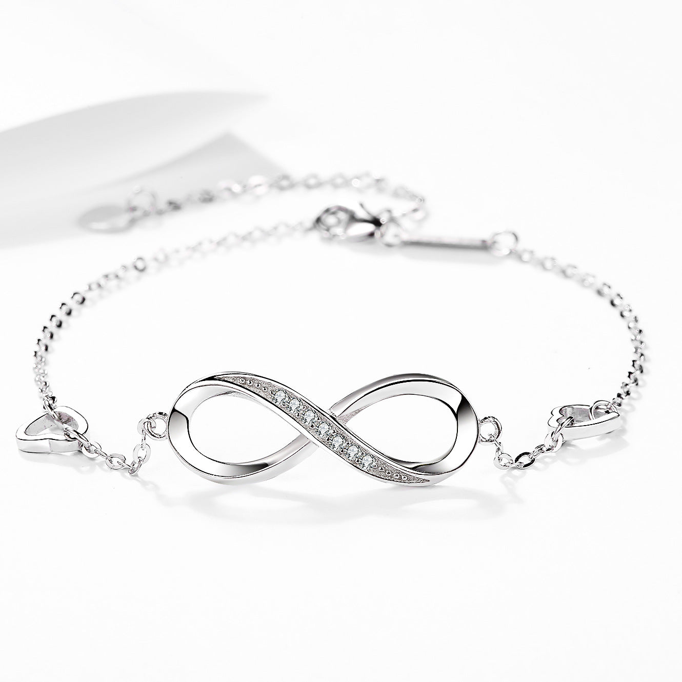 S925 Sterling Silver 8 Character Bracelet Fashion Jewelry Letter Jewelry for Women