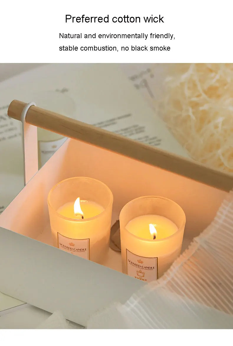 Kerzen, duftende Aromatherapie-Kerzen, Sojawachs-Duft, Heimdekoration, romantisches Bad, Yoga, Erntedankfest, Weihnachten, Hochzeit