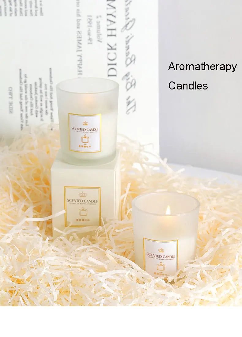Kerzen, duftende Aromatherapie-Kerzen, Sojawachs-Duft, Heimdekoration, romantisches Bad, Yoga, Erntedankfest, Weihnachten, Hochzeit