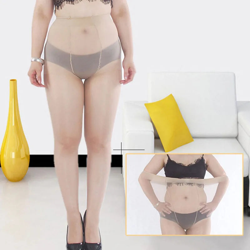 Sexy Frauen 3D Nahtlose Strumpfhosen Strümpfe Sheer Low Taille Shiny Sexy Engen Öl Dance Tragen Erotische Dessous