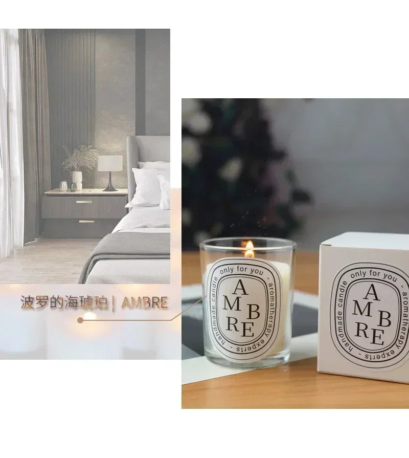 Romantische transparente duftende Duftkerzen, Lichtgeschenk, duftende aromatische Kerzen, Gastgeschenkkerzen, Hochzeitskerzen, Kerzenglas