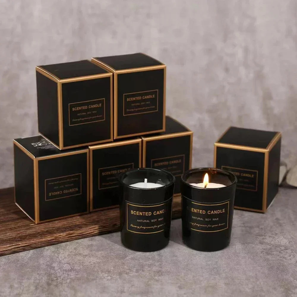 Romantische, langlebige Aromatherapie-Kerzen für festliche Zuhause, Ambiente, bezaubernde Frische, ideales Geschenk für Weihnachten