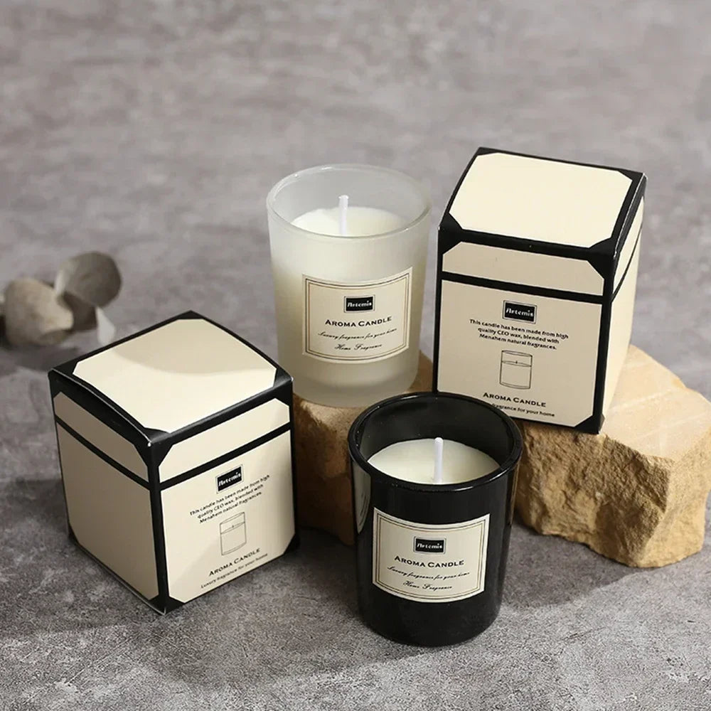 Romantische, langlebige Aromatherapie-Kerzen für festliche Zuhause, Ambiente, bezaubernde Frische, ideales Geschenk für Weihnachten