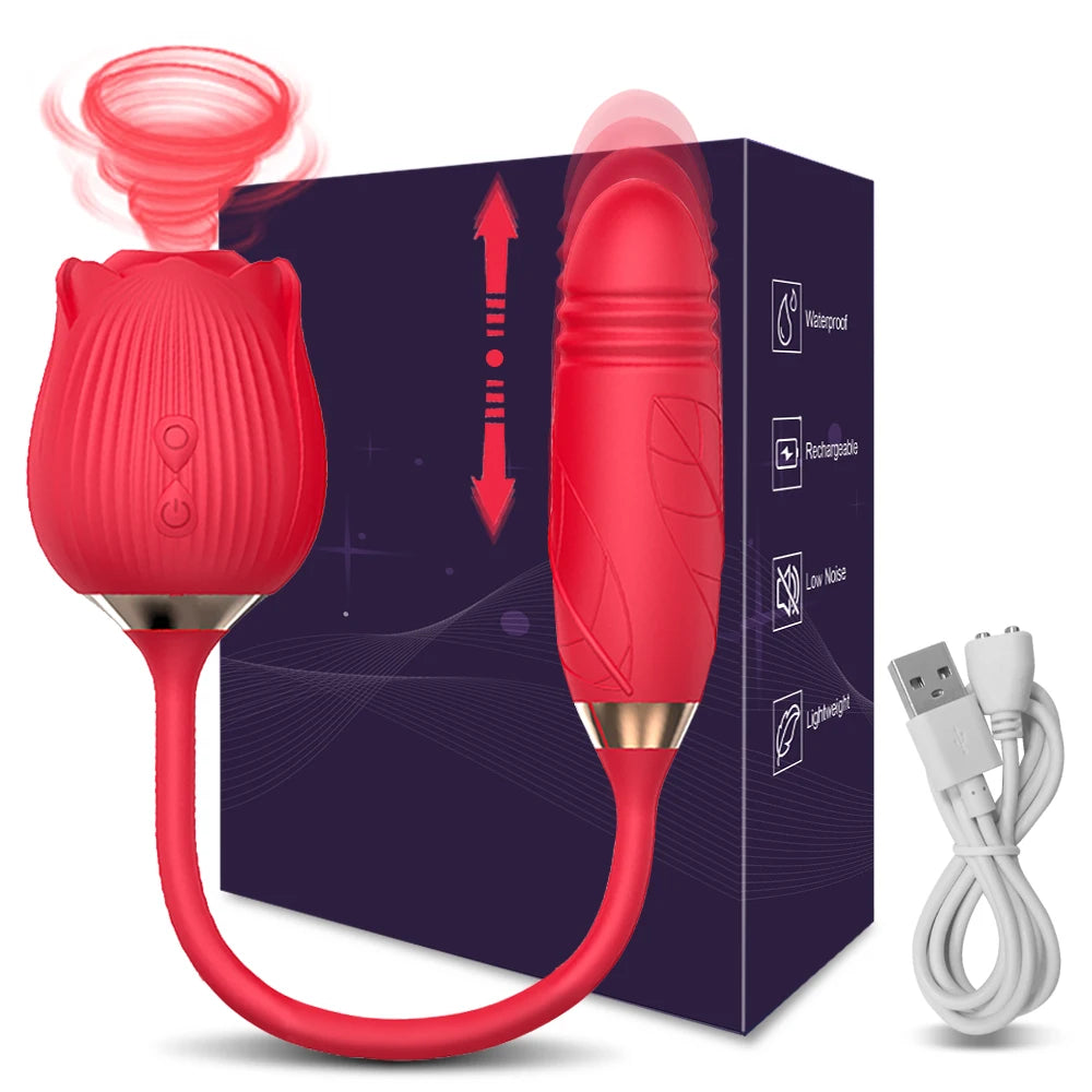 Leistungs starke Rose saugen Vibrator weibliche Klitoris Kitzler Sauger Vakuum Nippel Stimulator Liebe Ei sexy Spielzeug Waren für Frauen Erwachsene 18