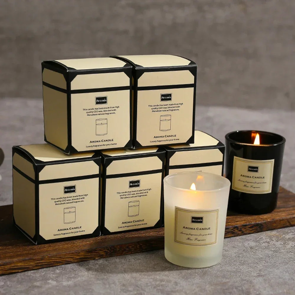 Romantische, langlebige Aromatherapie-Kerzen für festliche Zuhause, Ambiente, bezaubernde Frische, ideales Geschenk für Weihnachten