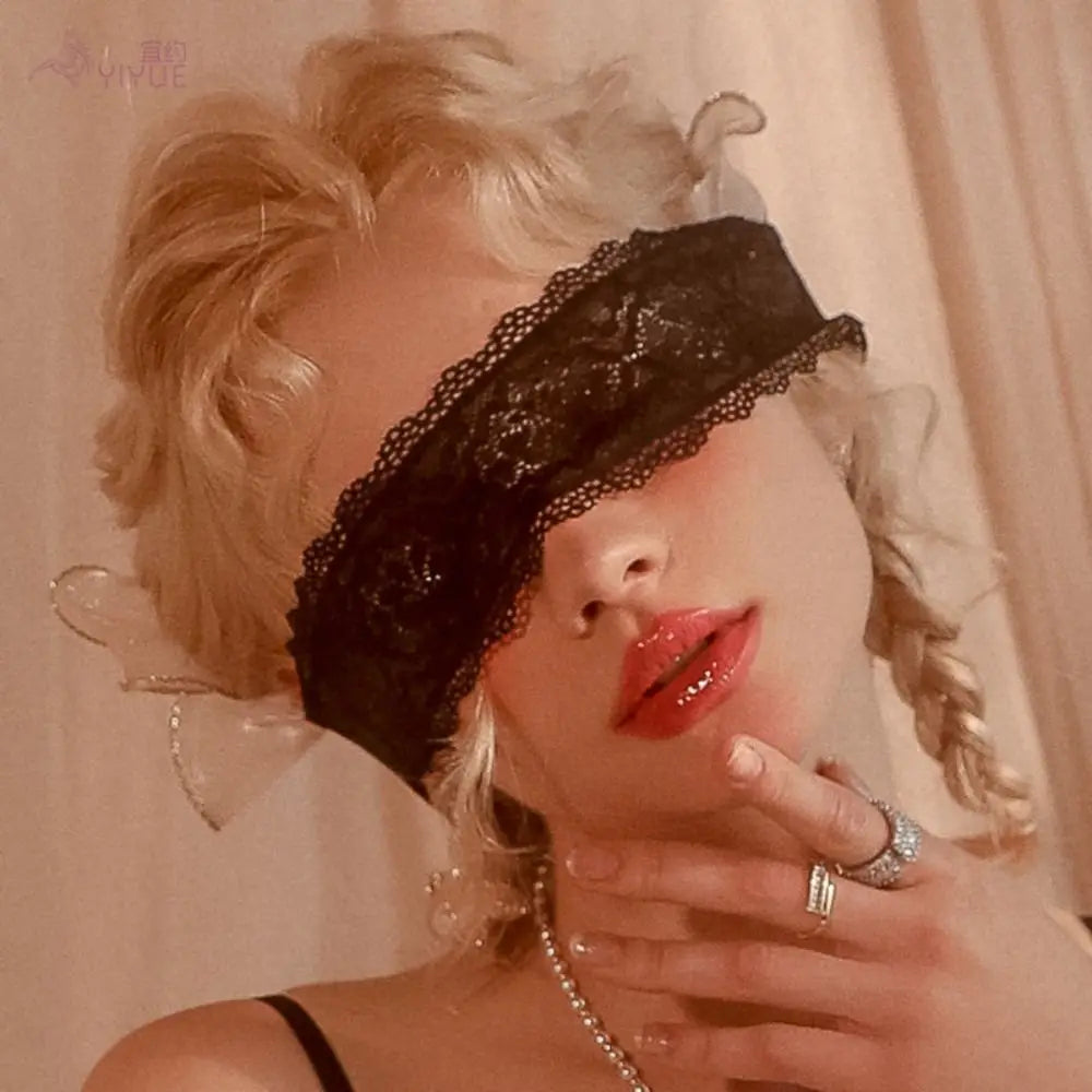 Sexy DIY Augenklappe Unterwäsche Paarung Spitze Cosplay Prom Party Requisiten Maskerade Maske Rollenspiel Augenmaske Frauen
