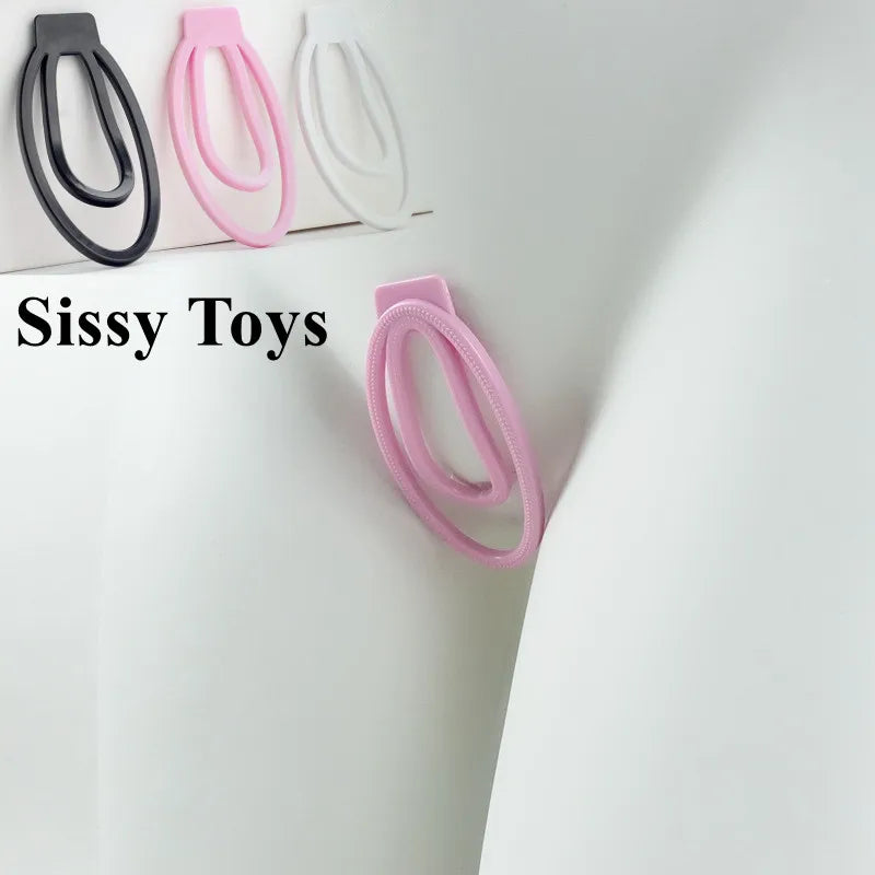 Panty Keuschheit Mit FUFU Clip Männliche Keuschheit Training Gerät Licht Kunststoff Trainings Clip Für Mann Sexy Spielzeug Vaginale Keuschheit Schloss
