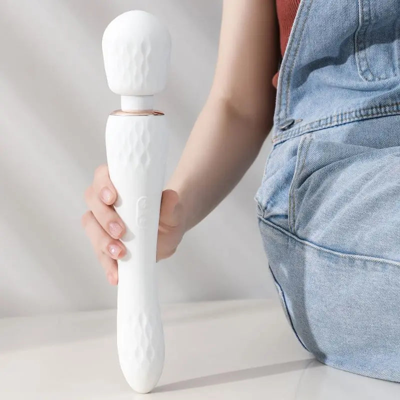 Sexy Toys Doppelköpfiger Vibrator für Frauen AV Zauberstab Masturbator Großer leistungsstarker Klitorisstimulationsvibrator Masturbadores