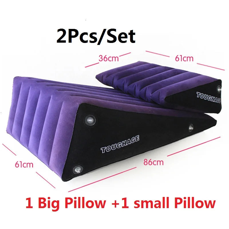 Sex aufblasbare Kissen Sofa sexy Kissen Paare lieben Position Körper Keil Erotik Spielzeug BDSM liegend Möbel Erwachsene Spiele Sextoys