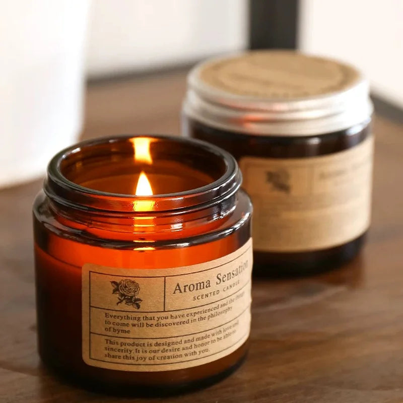 Duftkerzen, rauchfreie Sojakerze, ätherisches Öl, aromatische Kerze, luxuriöse Dekoration, Kerze, Hochzeitsgeschenke, Party, Heimdekoration