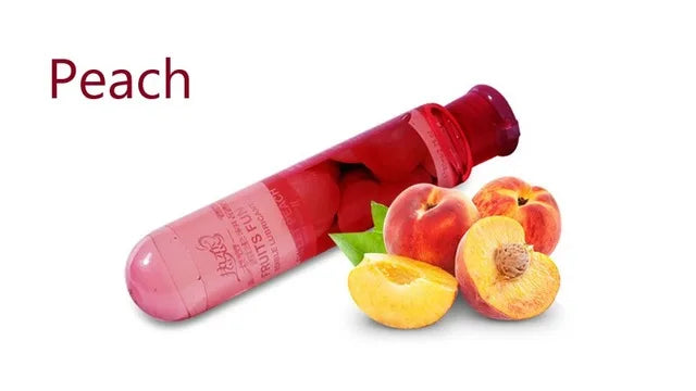 80ML Pfirsich/Erdbeere/Heidelbeere/Kirsche/Orange Essbarer Geschmack Gleitmittel auf Wasserbasis Sex Anal Oral Gel Sex Gleitmittel für Paare Erwachsene