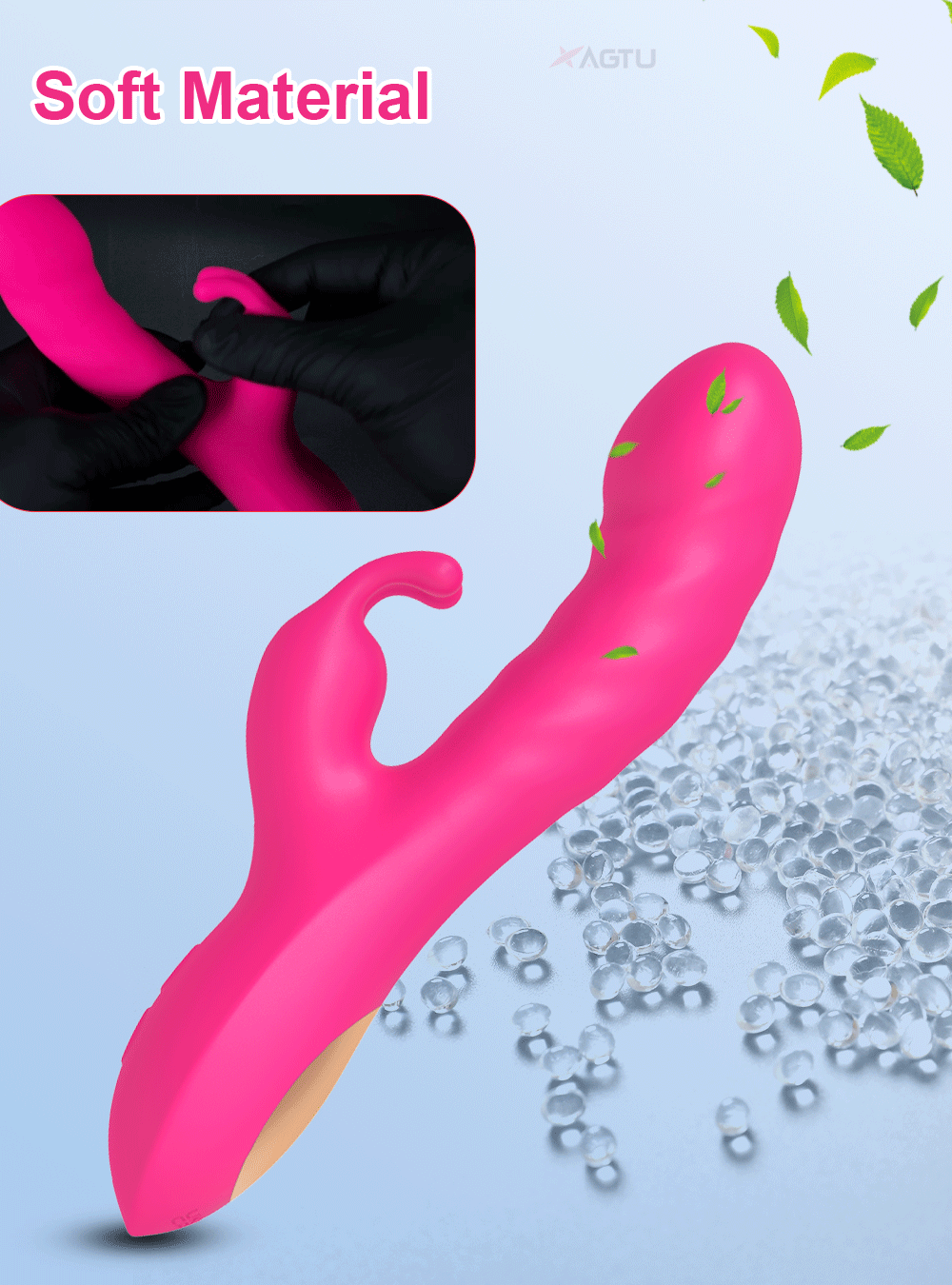 Kaninchen Vibrator Für Frauen Leistungsstarke G-punkt Teleskop Rotierenden Klitoris Vagina Stimulator Weibliche Masturbator Für Erwachsene Sexy Spielzeug
