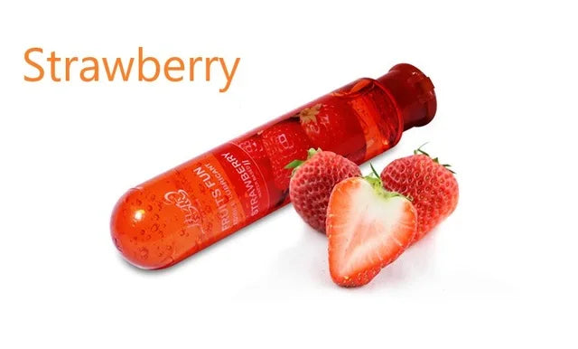 80ML Pfirsich/Erdbeere/Heidelbeere/Kirsche/Orange Essbarer Geschmack Gleitmittel auf Wasserbasis Sex Anal Oral Gel Sex Gleitmittel für Paare Erwachsene