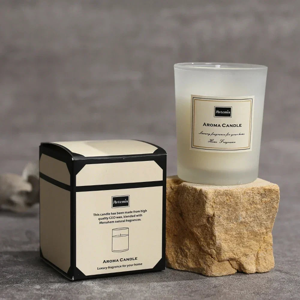 Romantische, langlebige Aromatherapie-Kerzen für festliche Zuhause, Ambiente, bezaubernde Frische, ideales Geschenk für Weihnachten