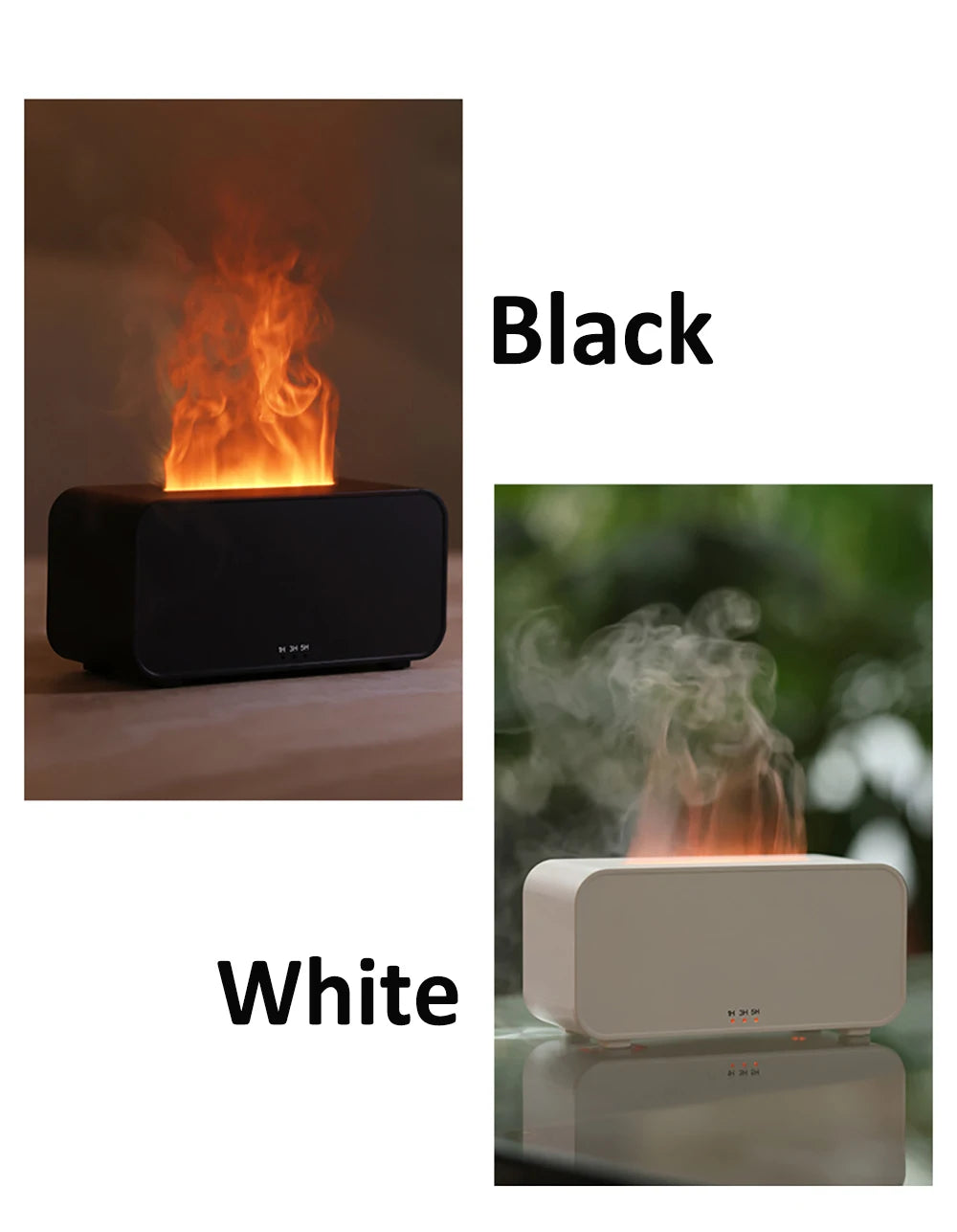 Luft Aroma Luftbefeuchter Diffusor Ätherische Öle Luftbefeuchter Mini Flamme Automatische Duft Diffusor Hause Luftbefeuchter Mit LED-Licht
