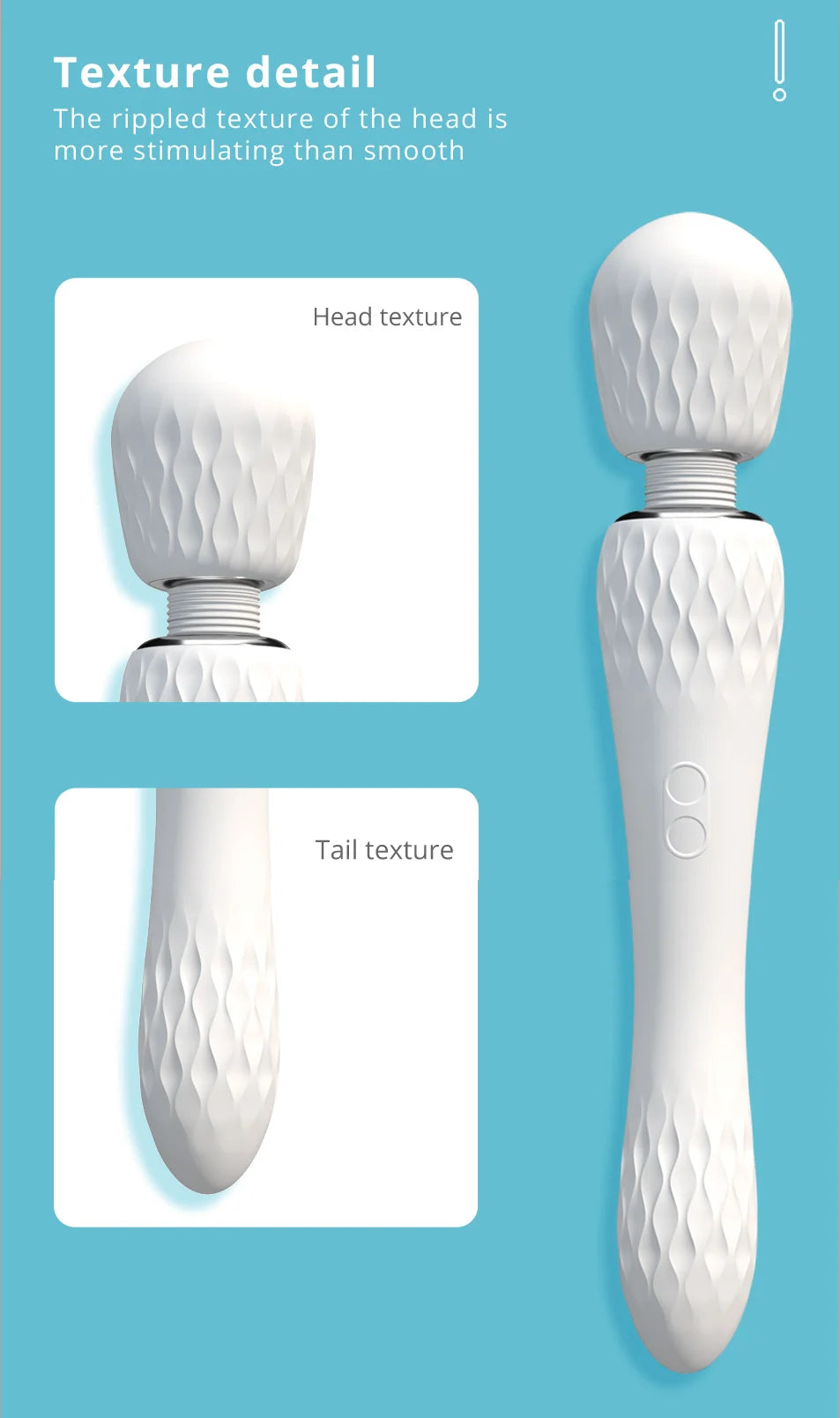 Sexy Toys Doppelköpfiger Vibrator für Frauen AV Zauberstab Masturbator Großer leistungsstarker Klitorisstimulationsvibrator Masturbadores