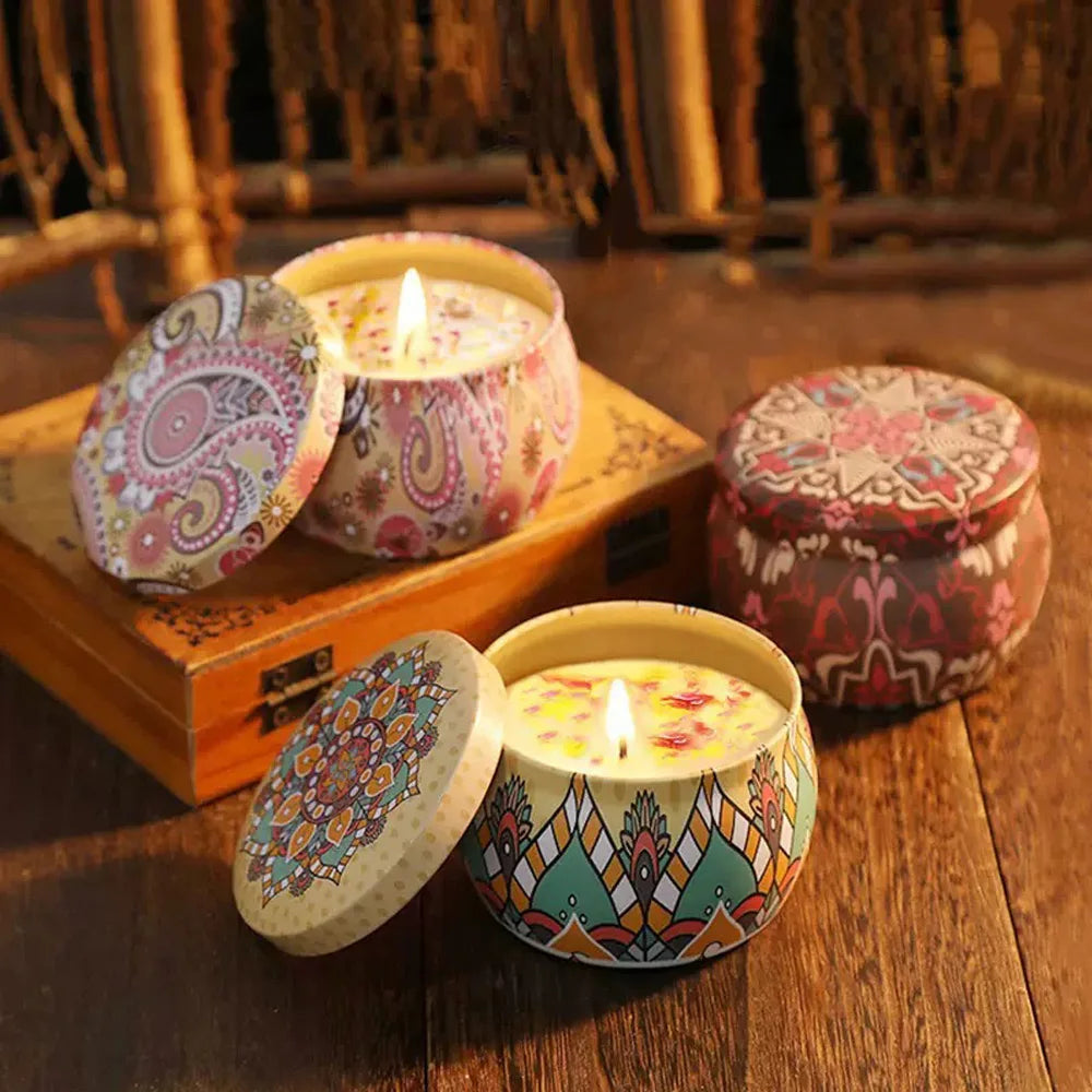 Getrocknete rauchfreie Aromatherapiekerzen | Wird für Badewannen und Yoga verwendet | Dankbarkeitsgeschenke für Weihnachten, Geburtstage und Muttertag