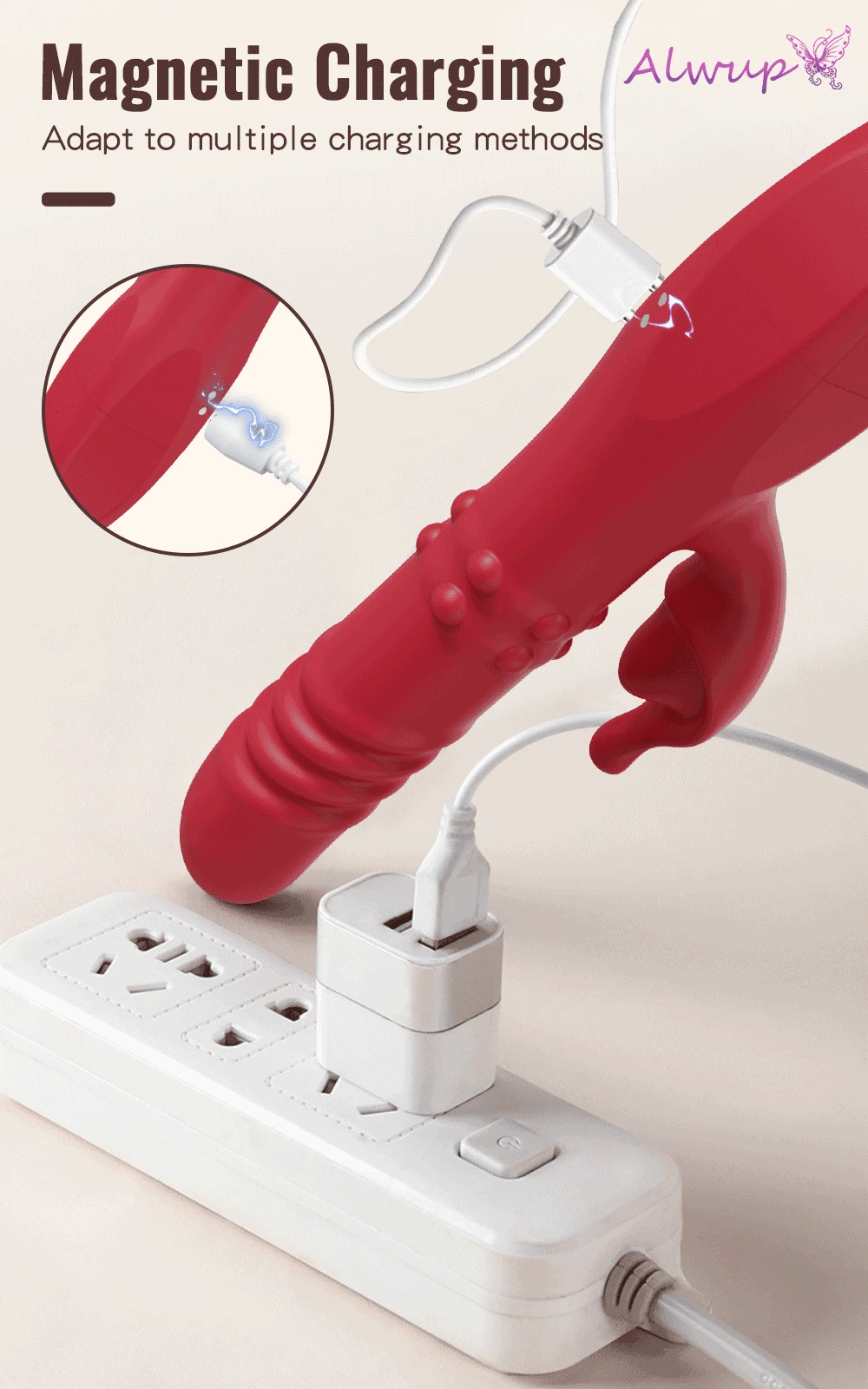 Kaninchen Vibrator Für Frauen Leistungsstarke G-punkt Teleskop Rotierenden Klitoris Vagina Stimulator Weibliche Masturbator Für Erwachsene Sexy Spielzeug