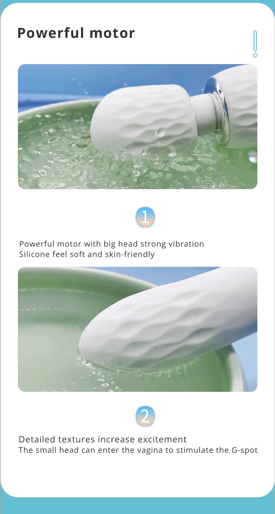Sexy Toys Doppelköpfiger Vibrator für Frauen AV Zauberstab Masturbator Großer leistungsstarker Klitorisstimulationsvibrator Masturbadores