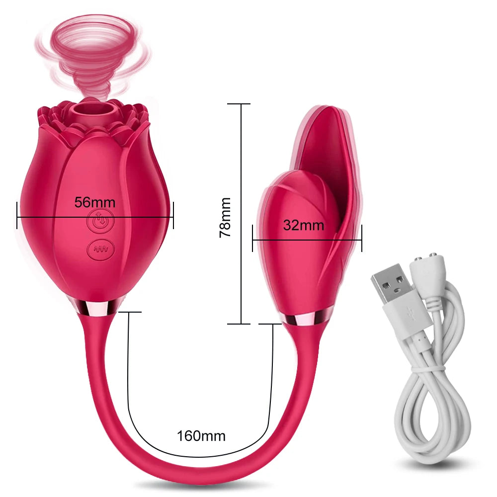 Leistungs starke Rose saugen Vibrator weibliche Klitoris Kitzler Sauger Vakuum Nippel Stimulator Liebe Ei sexy Spielzeug Waren für Frauen Erwachsene 18