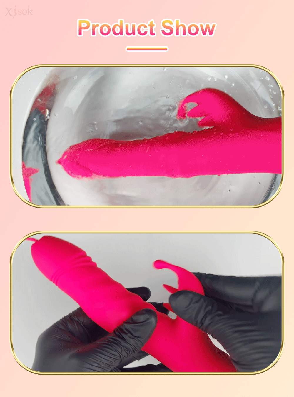Kaninchen Vibrator Für Frauen Leistungsstarke G-punkt Teleskop Rotierenden Klitoris Vagina Stimulator Weibliche Masturbator Für Erwachsene Sexy Spielzeug