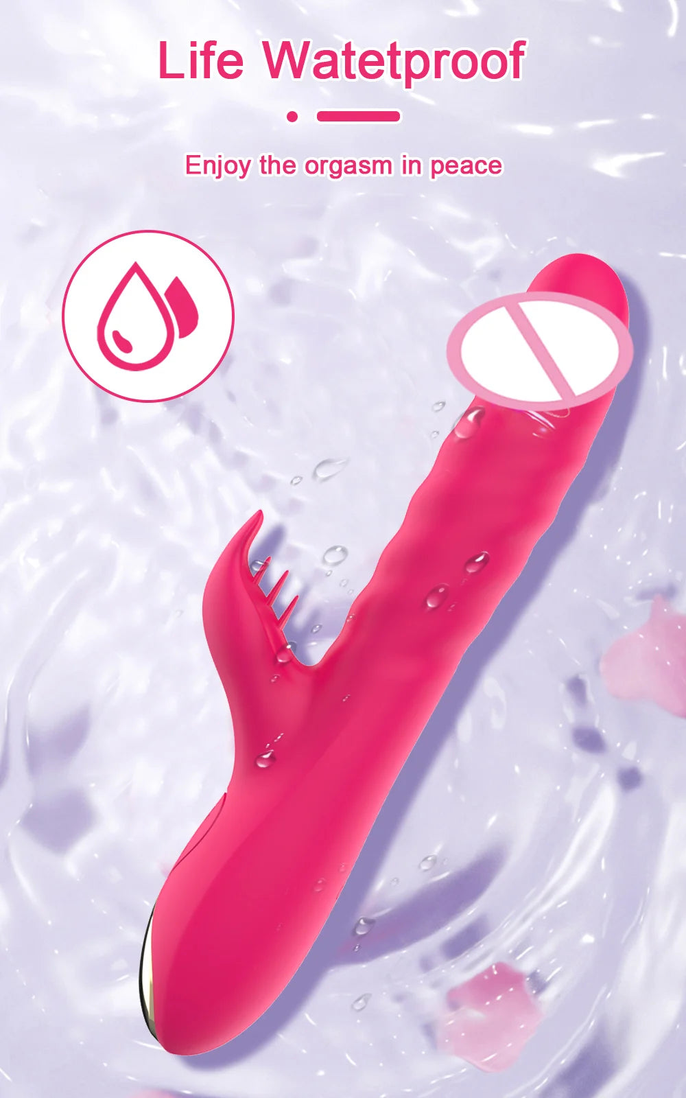 Kaninchen Vibrator Für Frauen Leistungsstarke G-punkt Teleskop Rotierenden Klitoris Vagina Stimulator Weibliche Masturbator Für Erwachsene Sexy Spielzeug