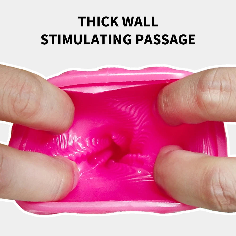 Weiche Vaginal Masturbator Tasse Für Männliche Schäumen Realistische Penis Saugen Masturbator Tasche Pussy Blowbot Spielzeug Sexy Spielzeug Für Erwachsene