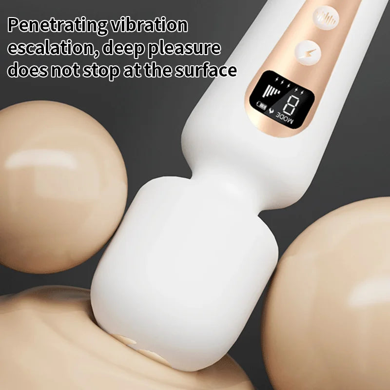 Lcd display vibrator intelligente heizung av vibrator mit 5 verschiedenen frequenzen magnetische saugung aufladen weibliche sex-spielzeug