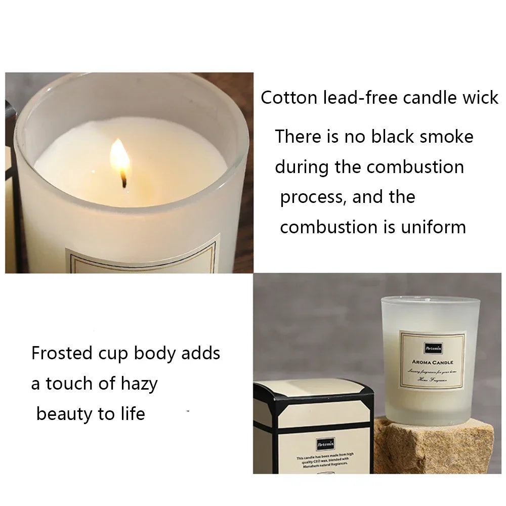 Romantische, langlebige Aromatherapie-Kerzen für festliche Zuhause, Ambiente, bezaubernde Frische, ideales Geschenk für Weihnachten