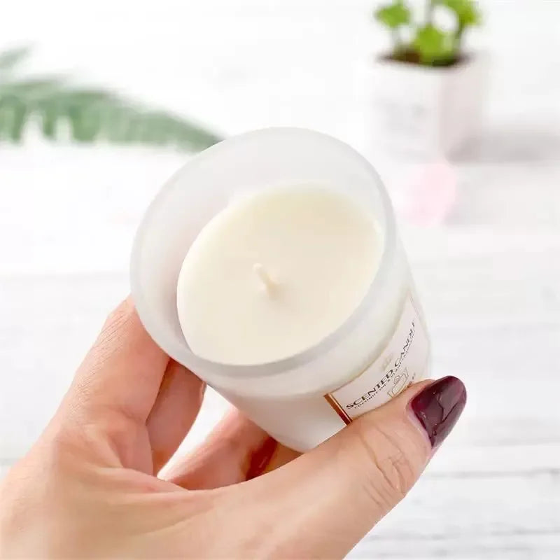 Kerzen, duftende Aromatherapie-Kerzen, Sojawachs-Duft, Heimdekoration, romantisches Bad, Yoga, Erntedankfest, Weihnachten, Hochzeit