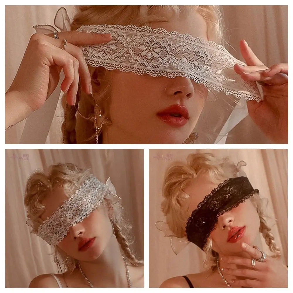 Sexy DIY Augenklappe Unterwäsche Paarung Spitze Cosplay Prom Party Requisiten Maskerade Maske Rollenspiel Augenmaske Frauen
