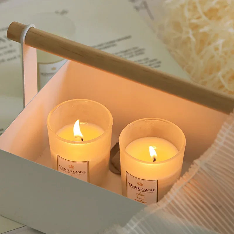 Kerzen, duftende Aromatherapie-Kerzen, Sojawachs-Duft, Heimdekoration, romantisches Bad, Yoga, Erntedankfest, Weihnachten, Hochzeit