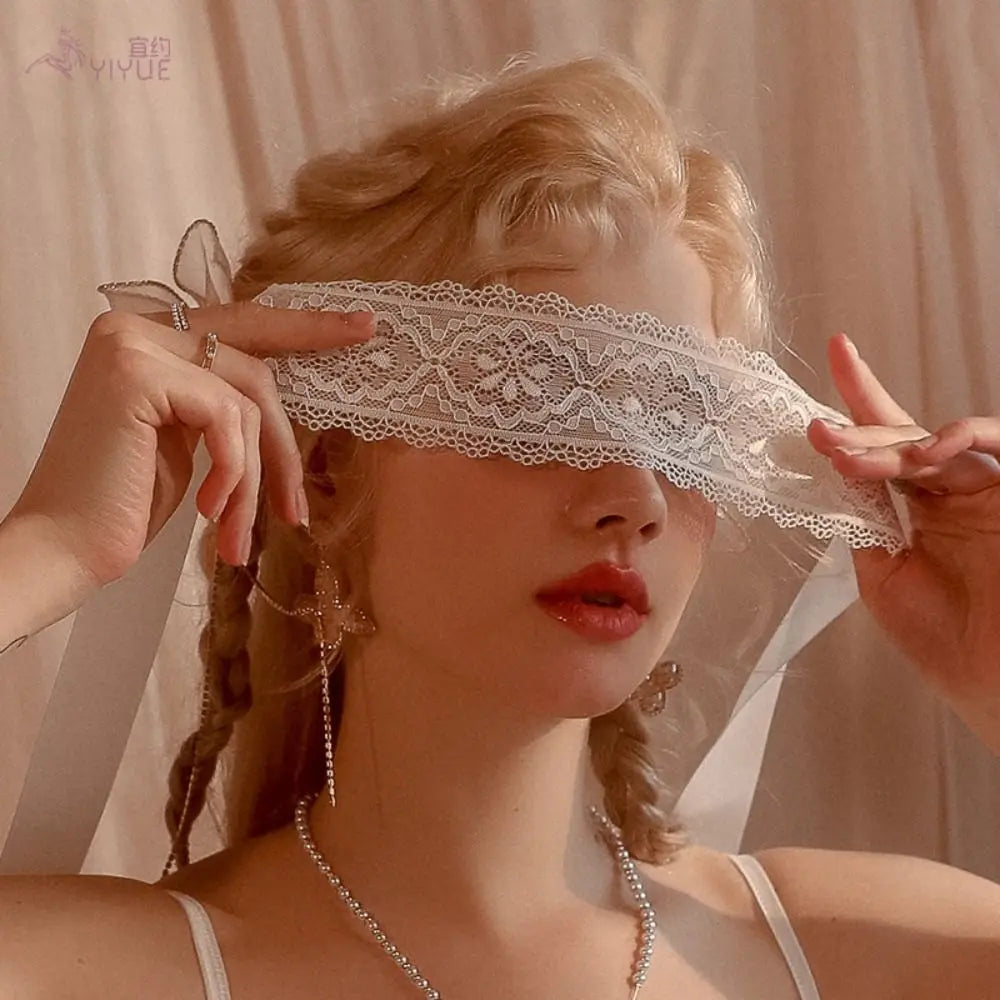 Sexy DIY Augenklappe Unterwäsche Paarung Spitze Cosplay Prom Party Requisiten Maskerade Maske Rollenspiel Augenmaske Frauen