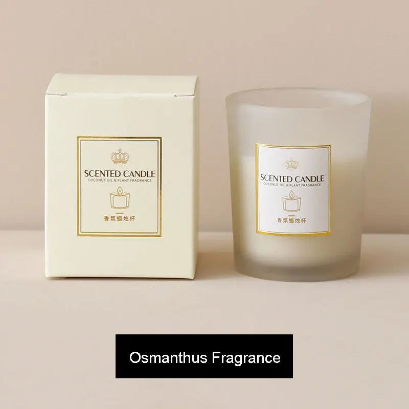 Kerzen, duftende Aromatherapie-Kerzen, Sojawachs-Duft, Heimdekoration, romantisches Bad, Yoga, Erntedankfest, Weihnachten, Hochzeit