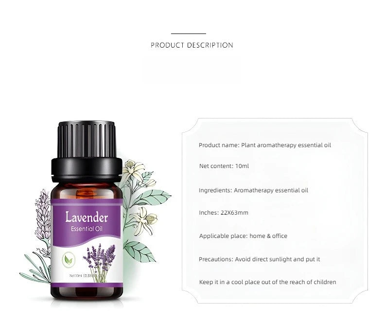 Ätherische Öle mit 18 Geschmacksrichtungen für Aromadiffusor, Luftbefeuchter, Zuhause, wasserlöslich, 10 ml, Lufterfrischer, Düfte, Duftöl, Parfüm