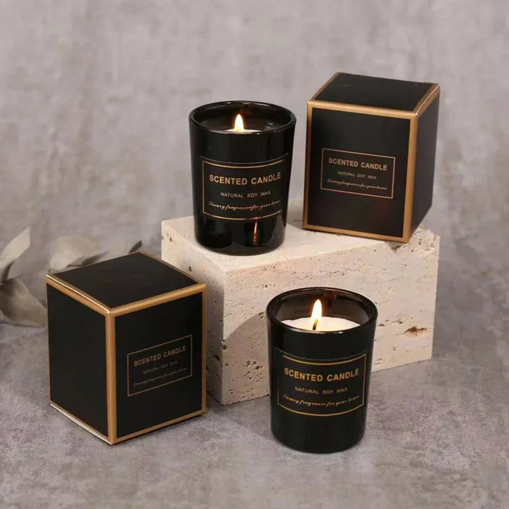 Romantische, langlebige Aromatherapie-Kerzen für festliche Zuhause, Ambiente, bezaubernde Frische, ideales Geschenk für Weihnachten
