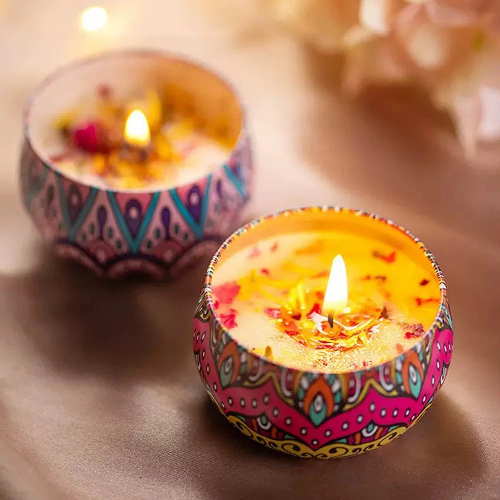 Getrocknete rauchfreie Aromatherapiekerzen | Wird für Badewannen und Yoga verwendet | Dankbarkeitsgeschenke für Weihnachten, Geburtstage und Muttertag