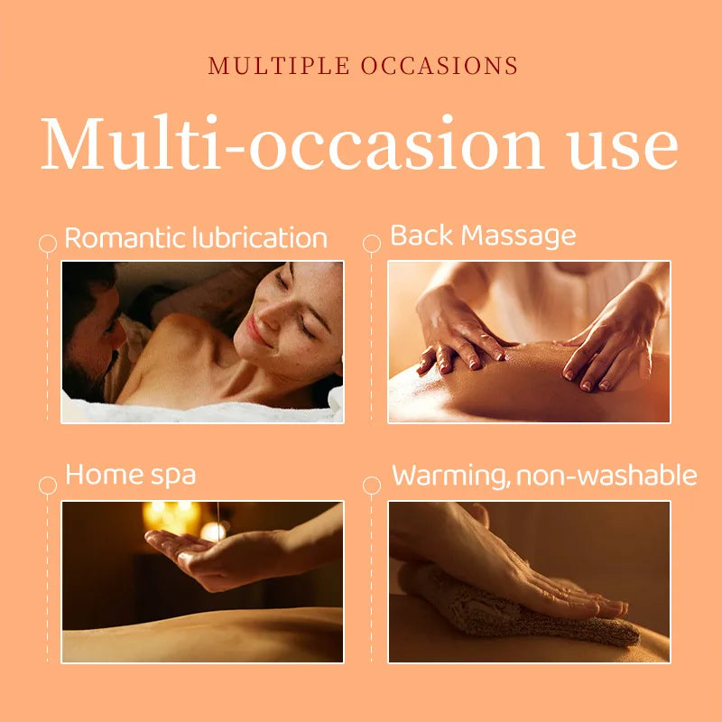 Heat Sensation Massageöl befeuchtet die Haut Sexöl