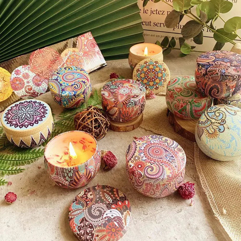 Getrocknete rauchfreie Aromatherapiekerzen | Wird für Badewannen und Yoga verwendet | Dankbarkeitsgeschenke für Weihnachten, Geburtstage und Muttertag