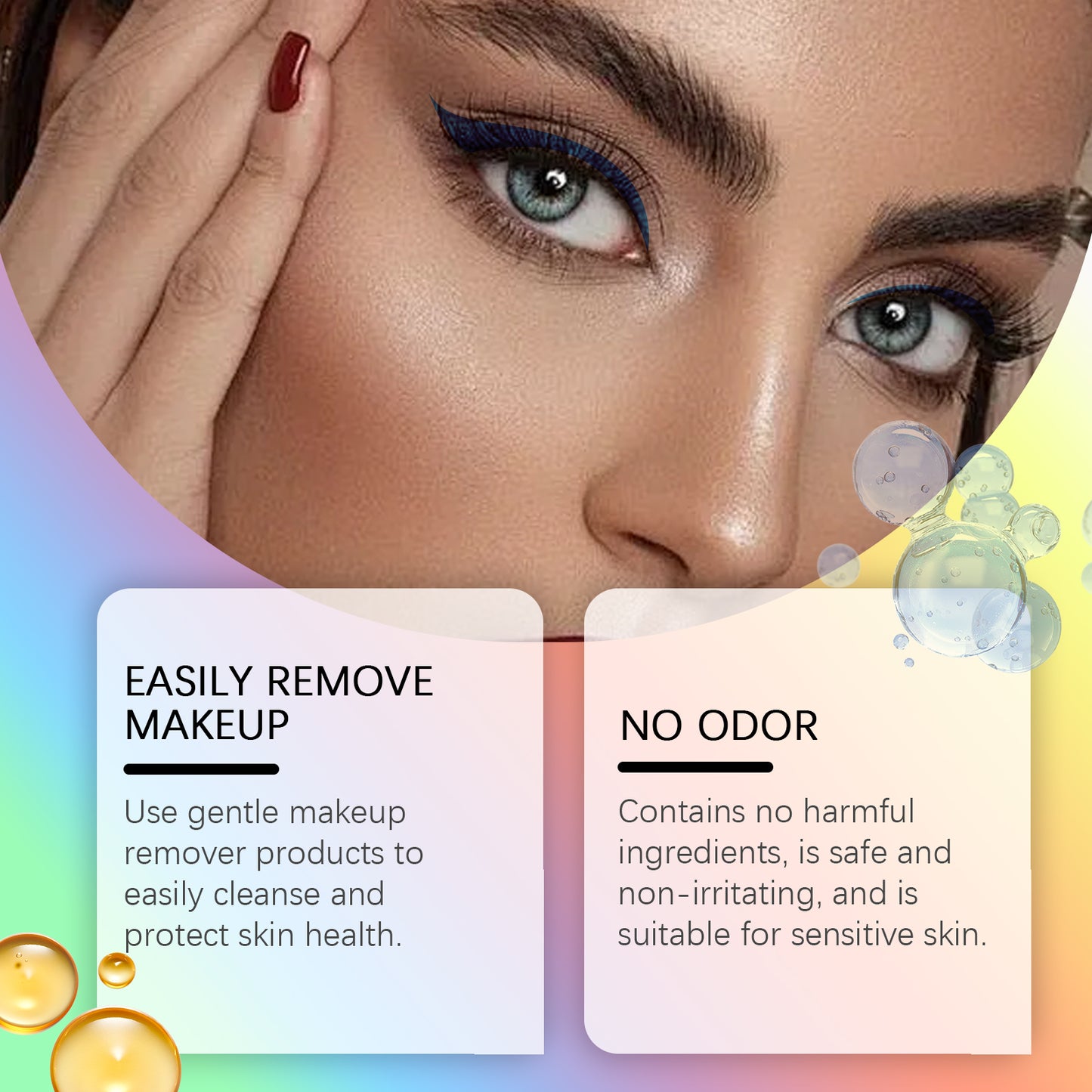 Eelhope Party Neon Liquid Eyeliner (Blue) Is Smooth, Flowing, Long-Lasting And Easy To Apply, Making It Perfect For Party Party Eye Makeup