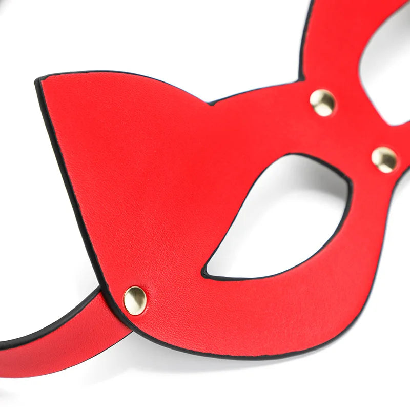 BDSM Maske Sex Spielzeug Für Frauen Bondage Fesseln Leder Sexy Cosplay Kaninchen Katze Ohr Bunny Maske Maskerade Partei Gesicht Cosplay
