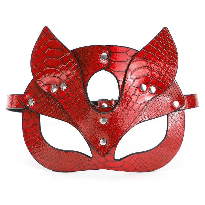 BDSM Maske Sex Spielzeug Für Frauen Bondage Fesseln Leder Sexy Cosplay Kaninchen Katze Ohr Bunny Maske Maskerade Partei Gesicht Cosplay