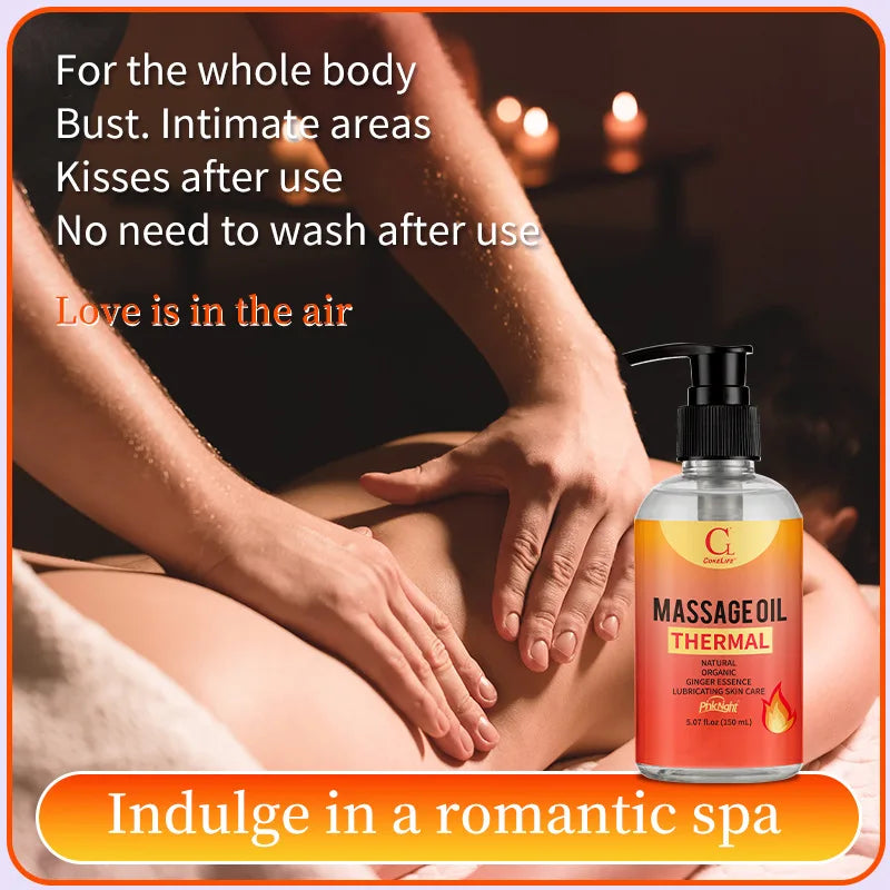 Heat Sensation Massageöl befeuchtet die Haut Sexöl