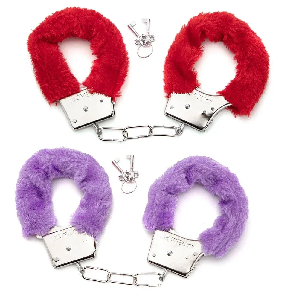 Erotische Accessoires Sexspielzeuge 2 Stück BDSM Bondage Handschellen für Fesseln Manschetten Fetisch Erwachsene Paare Spiele Juguetes Sexuales Geschenk