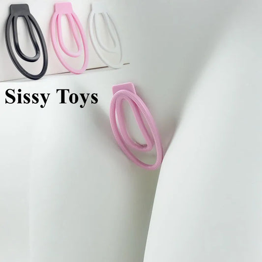 Panty Keuschheit Mit FUFU Clip Männliche Keuschheit Training Gerät Licht Kunststoff Trainings Clip Für Mann Sexy Spielzeug Vaginale Keuschheit Schloss