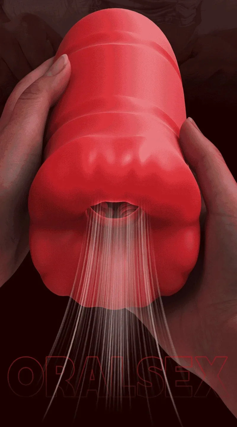 Masturbator für Männer Automatische Saugen Männliche Maschine Oral Vaginal Penis Vibrator Sex Spielzeug für Männer Masturbation Tasse Blowjobs Maschine