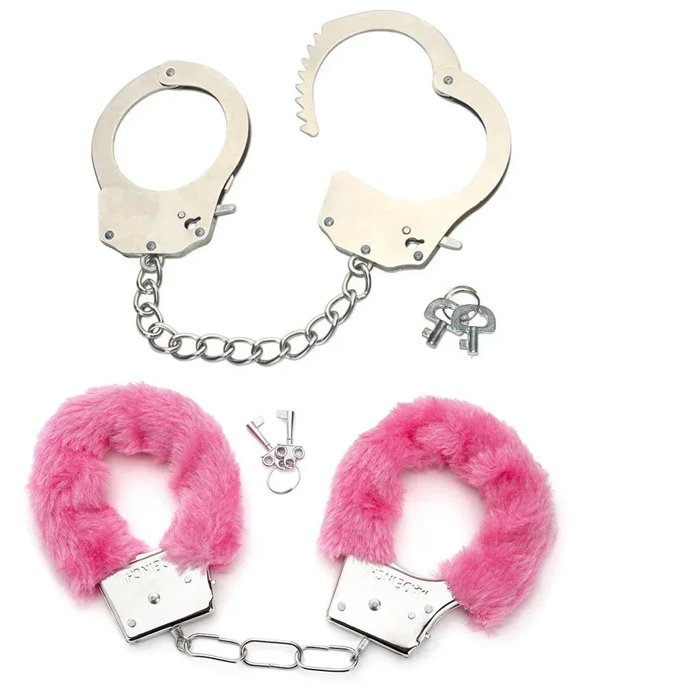 Erotische Accessoires Sexspielzeuge 2 Stück BDSM Bondage Handschellen für Fesseln Manschetten Fetisch Erwachsene Paare Spiele Juguetes Sexuales Geschenk