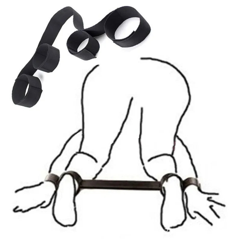 BDSM Bondage Erotische Sex Spielzeug für Frauen Paare Spiele SM Slave Bindung Riemen Handschellen Bein Trennung Spielzeug Erwachsene Sex Zubehör